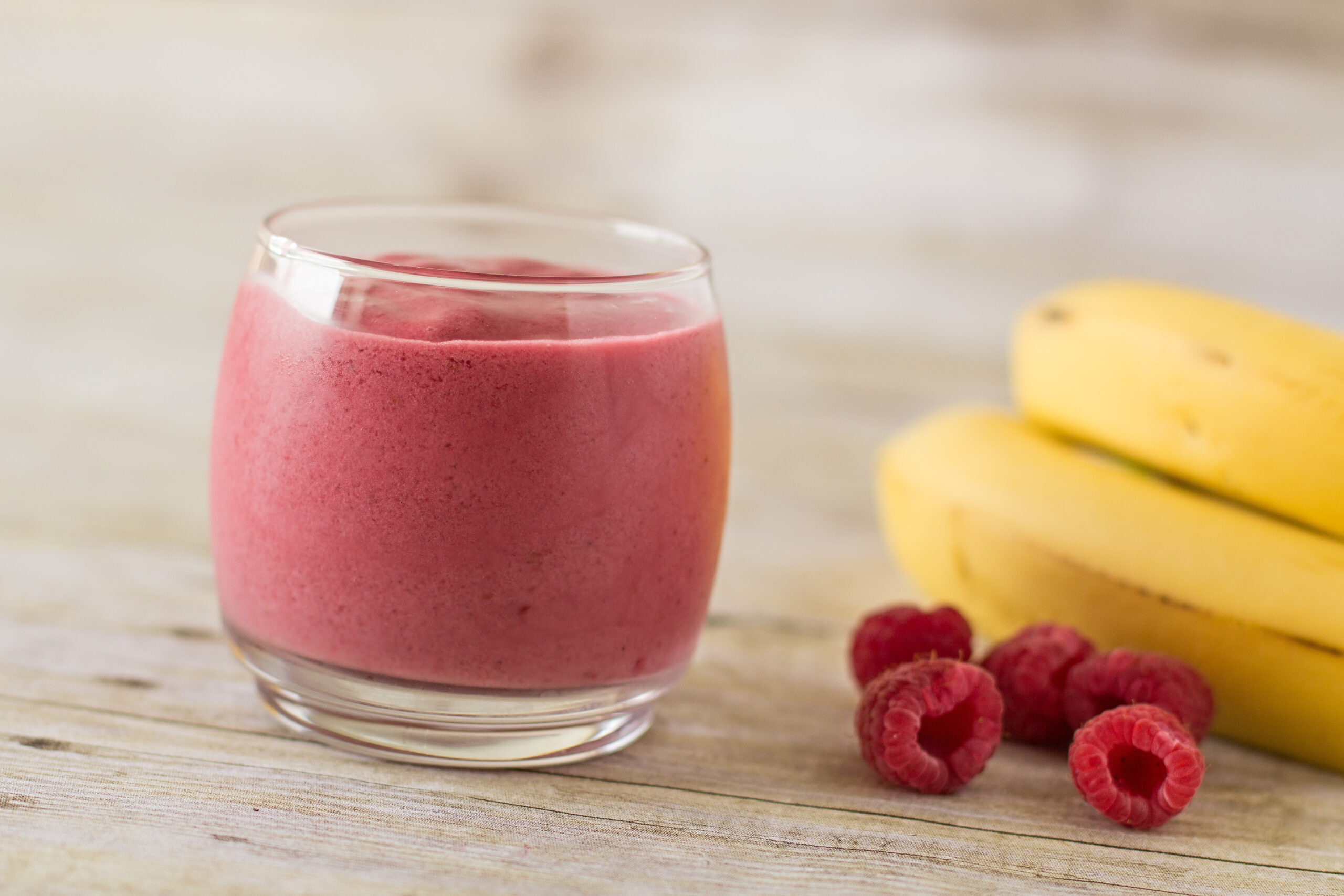 Bananna Raspberry Smoothie